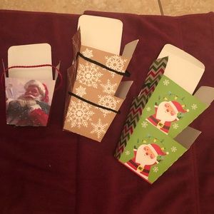 NWT BUNDLE OF 5 CHRISTMAS GIFT CONTAINERS